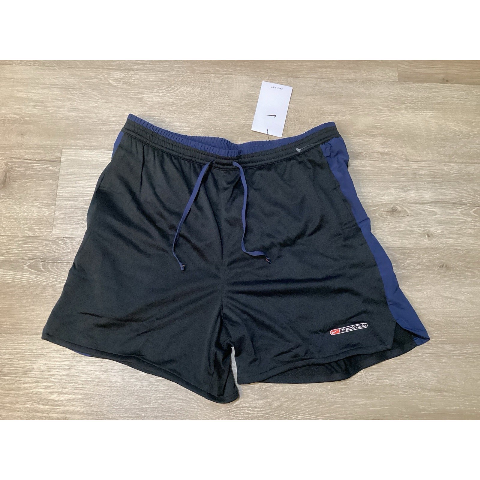 Nike Track Club Mens Sz M Dri-Fit 5" Brief-Lined Running Shorts Black Fz7397-010